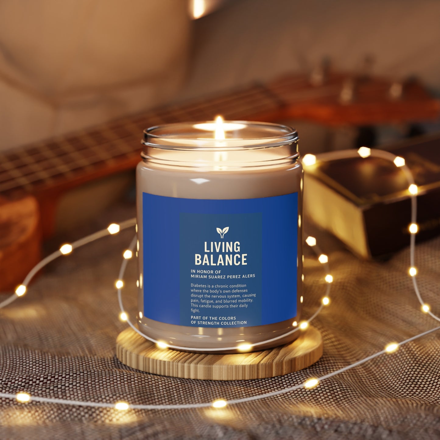 Vanilla Bean cented Candle, Aromatic Home Decor for Relaxation, Gift for Self-Care, Cozy Ambiance, Mindfulness Collection