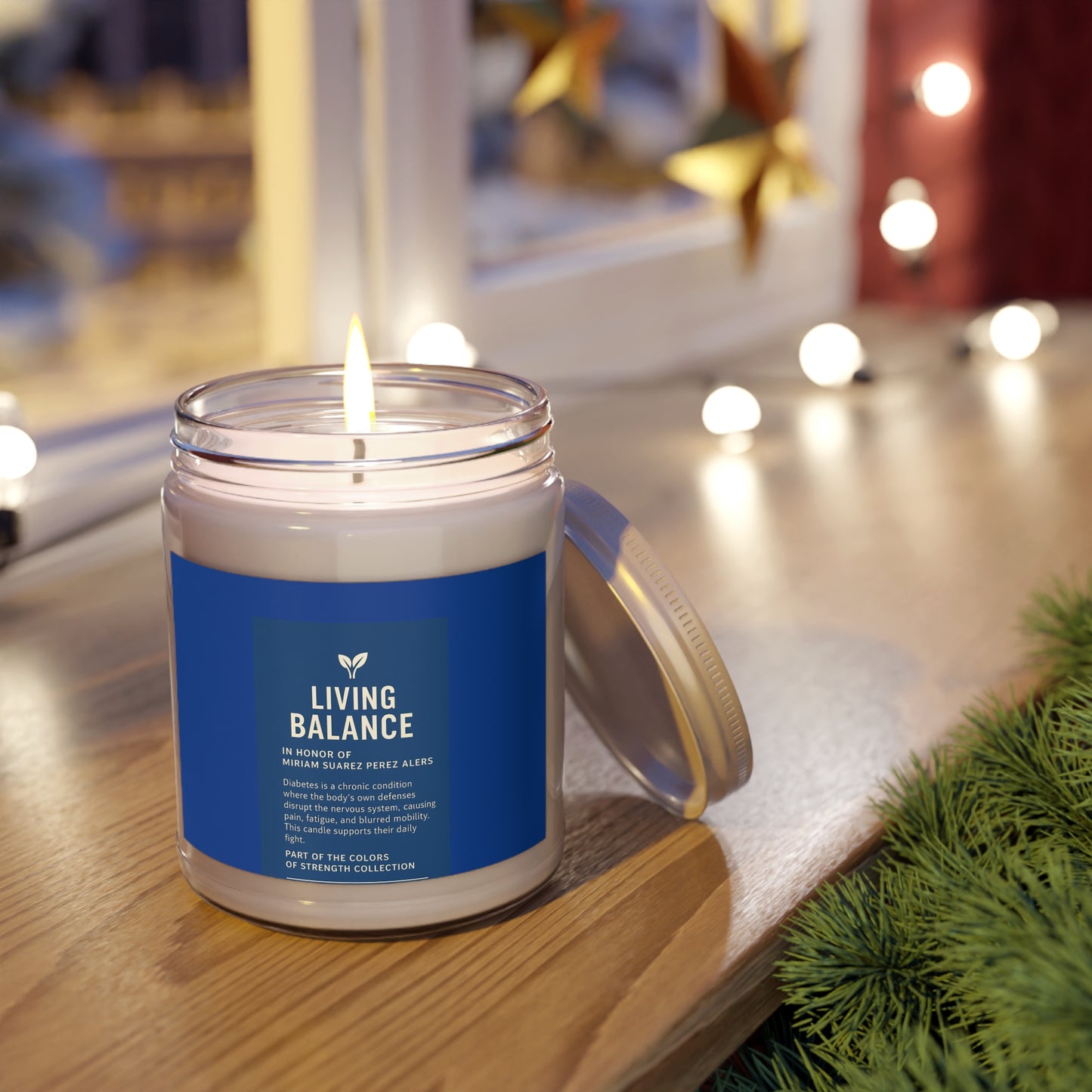 Vanilla Bean cented Candle, Aromatic Home Decor for Relaxation, Gift for Self-Care, Cozy Ambiance, Mindfulness Collection